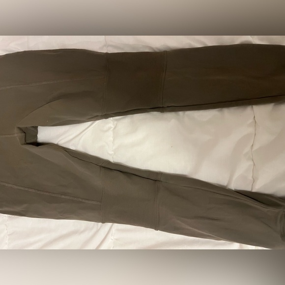 Alo Yoga High Waist Avenue Leggings Yoga Pants Olive Branch Green - Picture 7 of 12